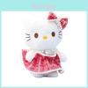 Мягкий плюшевый брелок Hello Kitty с коротким искусственным мехом для девочек и украшения на сумку