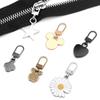 Metal Zipper Pull Tab with Removable Head for Clothing Repair and Accessories
