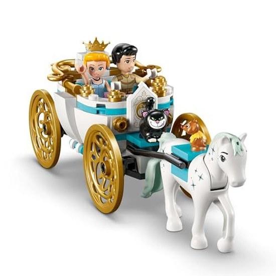 LEGO Disney Princess Cinderellas Castle Carriage Toy Educational Block Gift Children 6 Years Old 7 8 9 Goods Role Play