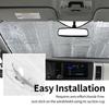 70x140cm Windshield Sun Shade Moon Tarot Car Front Window Sunshade Blocker UV Visor Retractable Automotive SunshadesWindshield Sunshades 1