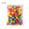 50 Pcs /Pack Colorful Ping Pong Balls 40Mm Entertainment Table Tennis Balls