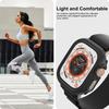 Glass+Case For Apple Watch Ultra 49mm smartwatch PC Bumper+Screen Protector Tempered Cover iwatch series Ultra 2 3 Accessories