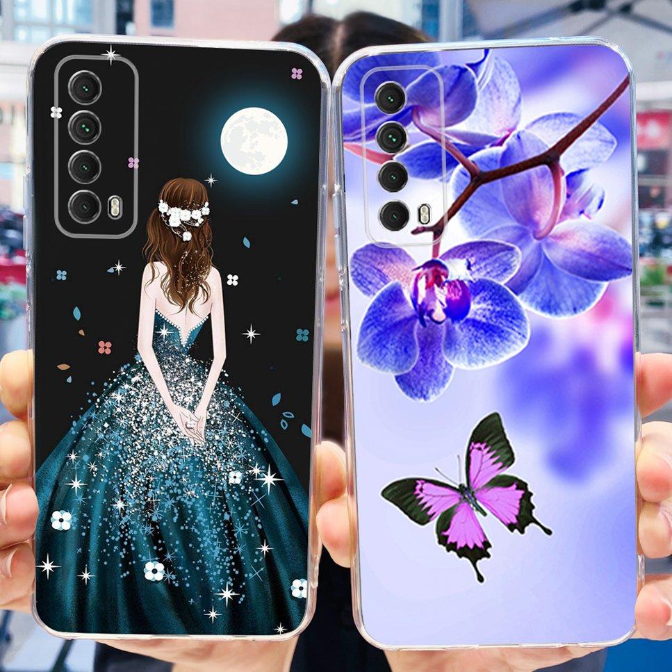 Для Huawei P smart 2021 Чехол Новый Дизайн Модный Принт Мягкий Силикон ТПУ Чехол Для Huawei P Smart 2021 PPA-LX1 Чехол для Телефона Fundas