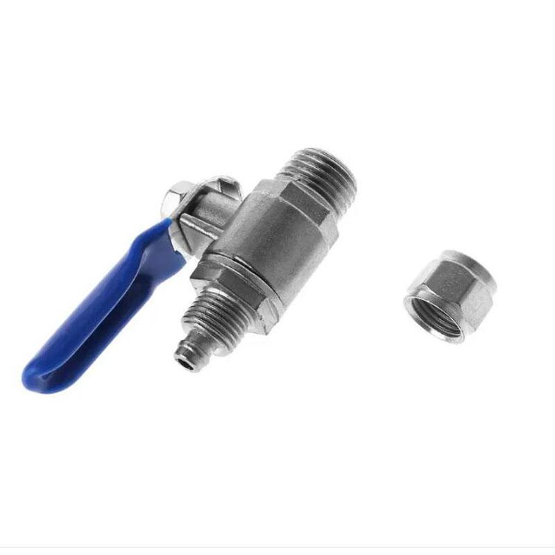 Water Purifier Reverse Osmosis Tee Inlet Ball Valve Set 1/2" BSP To 1/4" Tube