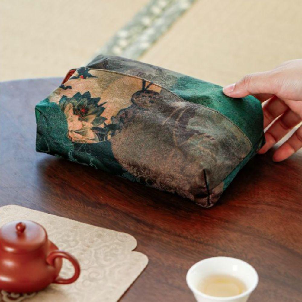 Fabric Chinese Retro Tissue Box Dust-proof Napkin Bag Practical Tissue Bag Living Room