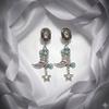 Hot-selling cowboy boots, hat, earrings, alloy earrings, retro ethnic style, commuting daily jewelry, women's stud earrings
