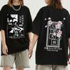 Anime Bungo Stray Dogs Dazai Osamu Nakahara Chuuya Double Sided Print Unisex T Shirt Harajuku Manga Graphic Short Sleeve T-shirts Tops