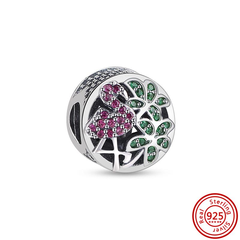 Новое дерево, золотое сердце, сова, розовая бабочка, голубая звезда, глаз, счастливая семья, DIY, круглая бусина, подходит для оригинального браслета, ювелирные изделия