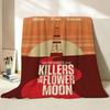 Movie K Killers o of t the F Flower M Moon Throw Flannel Throw Blanket Suitable for Sofa Living Room Bedroom
