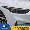 Для Volkswagen ID.7 2026-2026 Дымчато-черный Автомобильная Защитная Пленка на Фары TPU PPF Предустановленная Антицарапающая Виниловая Пленка для Обертывания Фар