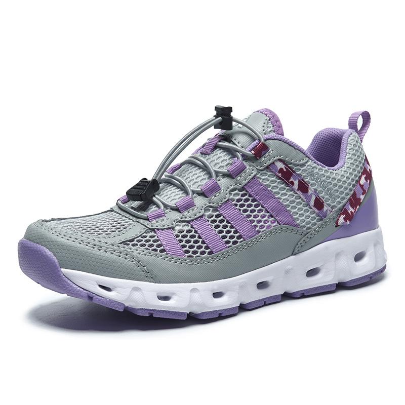 Обувь унисекс Легкие полые повседневные спортивные туфли на открытом воздухе в сетку Быстросохнущие туфли цвета морской волны