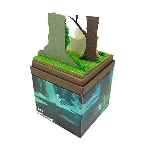 Sankei Набор для бумажного моделирования Studio Ghibli Mini Принцесса Мононоке Сан и Волк MP07-45