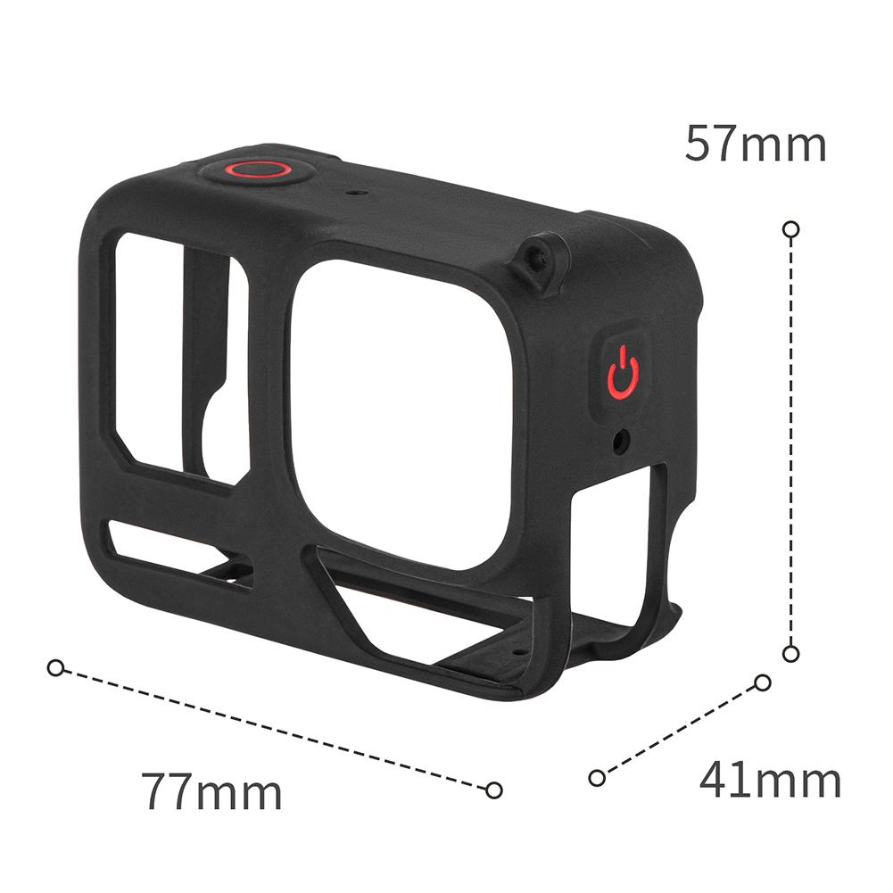 Для Insta360 Ace Pro 2 Силиконовый защитный чехол Накладка Противоударный силиконовый чехол Рамка Чехол Крышка объектива Аксессуары для защиты камеры