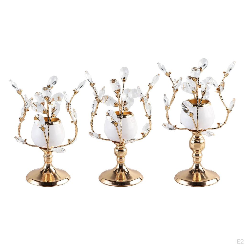 , Pillar Stand Gift Metal Centerpieces Ornaments for Wedding Dinner Anniversary Living Room