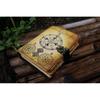Handmade Leather Triquetra Valhalla Viking Vegvisir Journal For Traveling Sketchbook Blank Notebook For Men Women Birthday