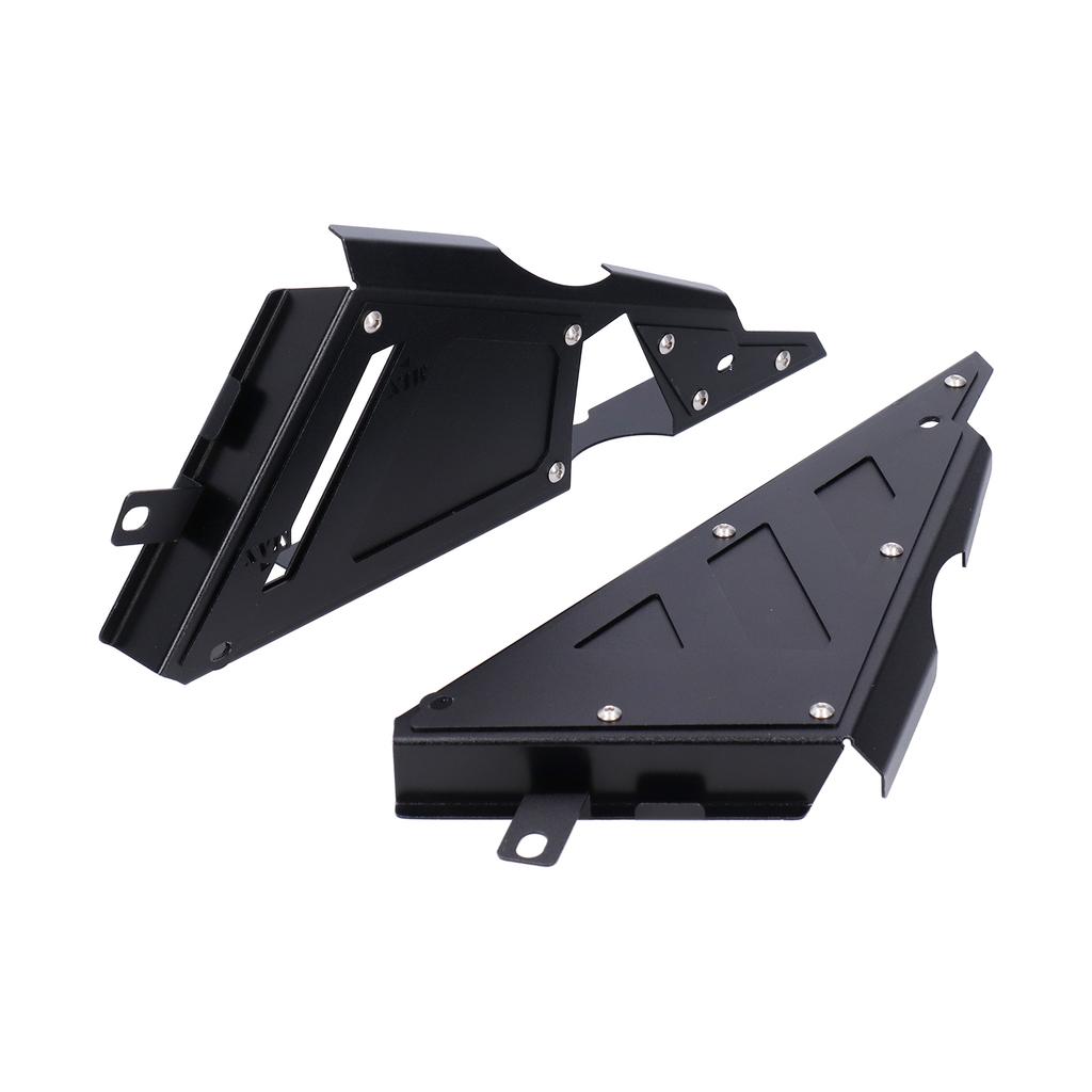 2pcs Motorcycle Side Frame Covers Panel Guard Fit for Kawasaki Ninja 650 Z650 2017‑2019Black