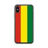 Coque Pour iPhone - Drapeau De La Bolivie - iPhone XS - Silicone Souple - Design Léger - Multicolore