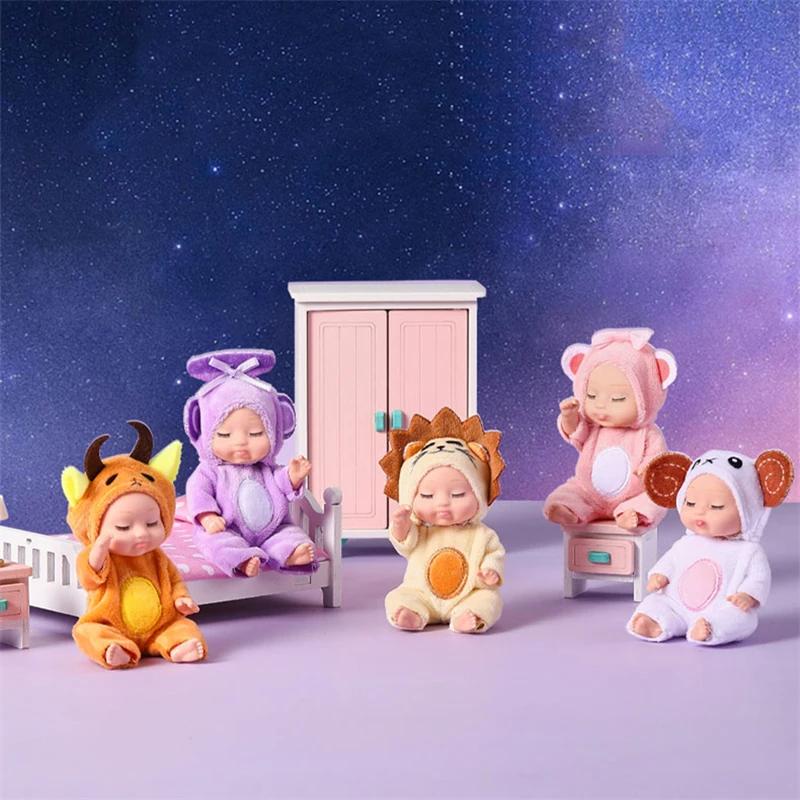 12 шт./компл. Спящая кукла Reborn Baby, набор игрушек, мини-созвездия, милые очаровательные куклы, игровой набор, подарки на день рождения для детей, подарок