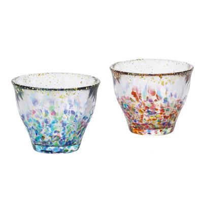 Aderia Glass MATSURI Пара чашек для саке Сделано в Подарок Эти чашки для саке идеально подходят для холодных Стильные подарки для и Отличный подарок для визита или любой (АДЕРИЯ)