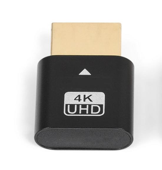 Видеокарта HDMI: Адаптер виртуального дисплея DP, пульт дистанционного управления Multi-Open, поддержка DVI/VGA, игровая студия Fake Load