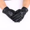 Hengyuanxiang Men's Premium Black Sheepskin Gloves