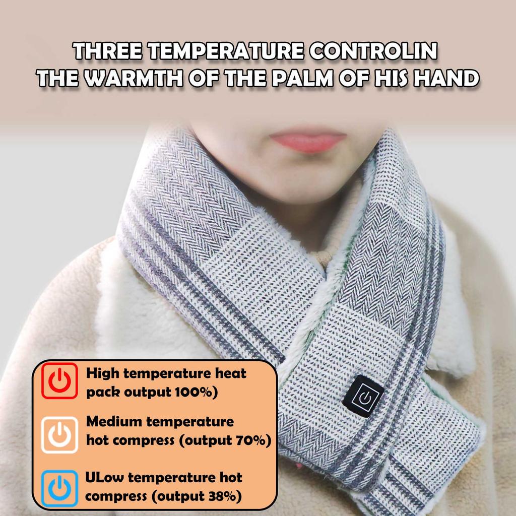 USB Thermal Scarf Heating Shoulder And Neck Warm Compress For Cold Wind