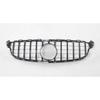Compatible 15-18 W205 C63 GT Vertical Bar Front Grille Radiator Cover Air Intake High/Low Configuration.