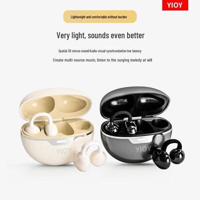 Беспроводные наушники YIOY S2S с открытым ухом на клипсе