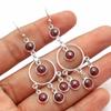 Серебряная серьга с черным ониксом, Ювелирное изделие с драгоценным камнем, Ювелирное изделие ручной работы из стерлингового серебра 925 пробы, Серьга-подвеска, Подарок для нее