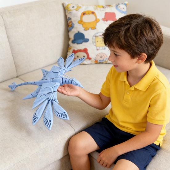 3D-печатный птерозавр с гибкими шарнирными крыльями, игрушка летающий дракон, реалистичная игрушка-антистресс для взрослых