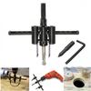 30-120mm Woodworking Opener Adjust Wood Circle Hole Saw Cutter Kit
