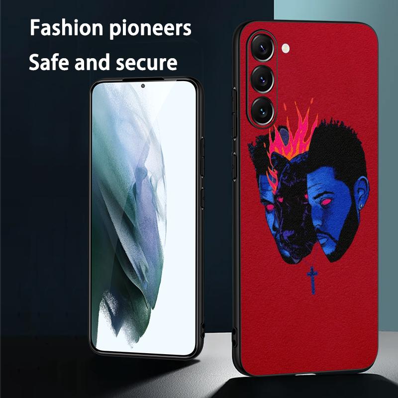 Модный классный плакат на выходные певец Чехол для телефона для Samsung Galaxy S26 S25 S24 S23 S22 S21 Plus Ultra Note20 Мягкий черный