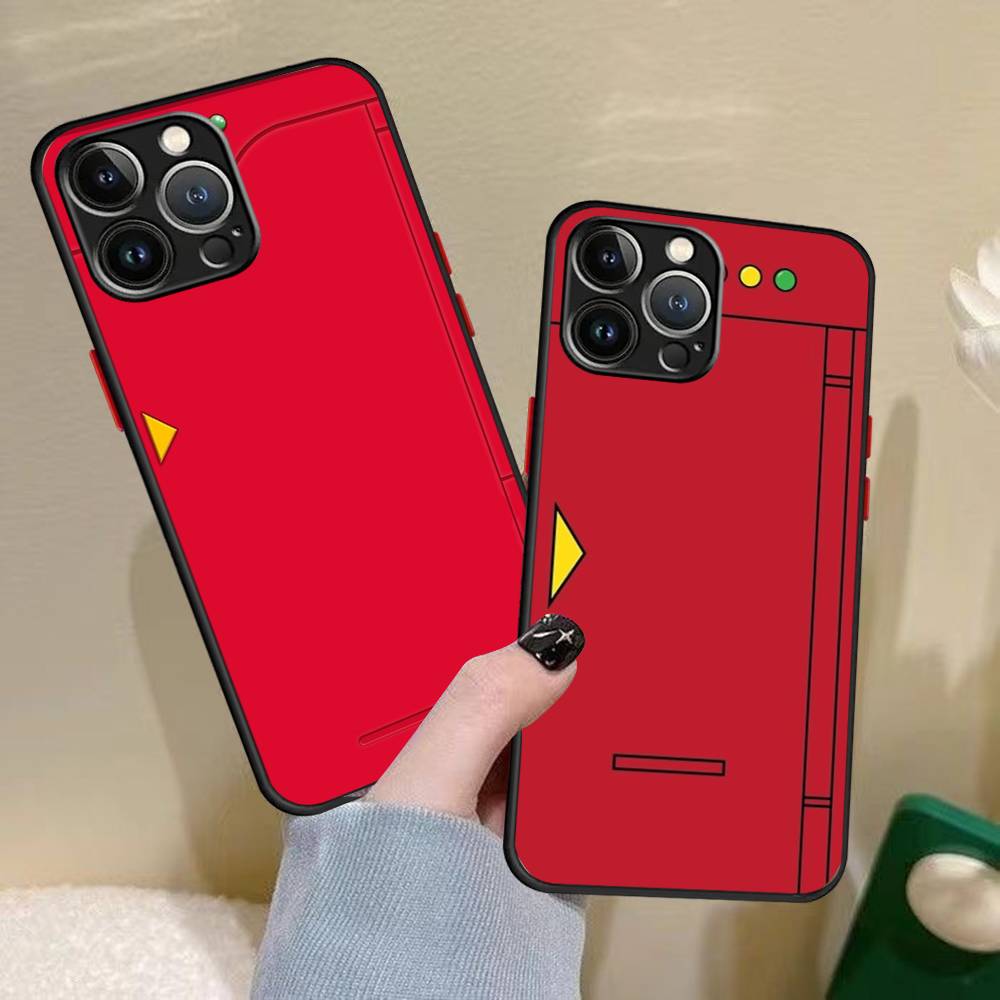 Pokedex Alt Cover For iPhone X XR XS 11 12 13 14 15 16 pro MAX mini Phone Case Matte shockproof