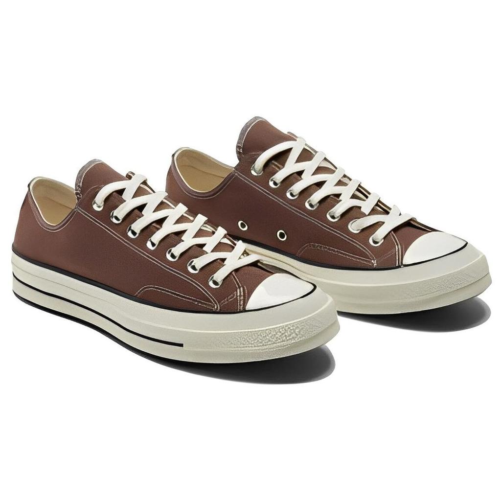 Converse Коричневые кроссовки унисекс Chuck 70 Low Squirrel Friend Egret Black A02768C