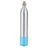 0.6L Refillable Soda Bottle Spare Reusable CO2 Cylinder Accessory for Soda MachinesBlue Silicone