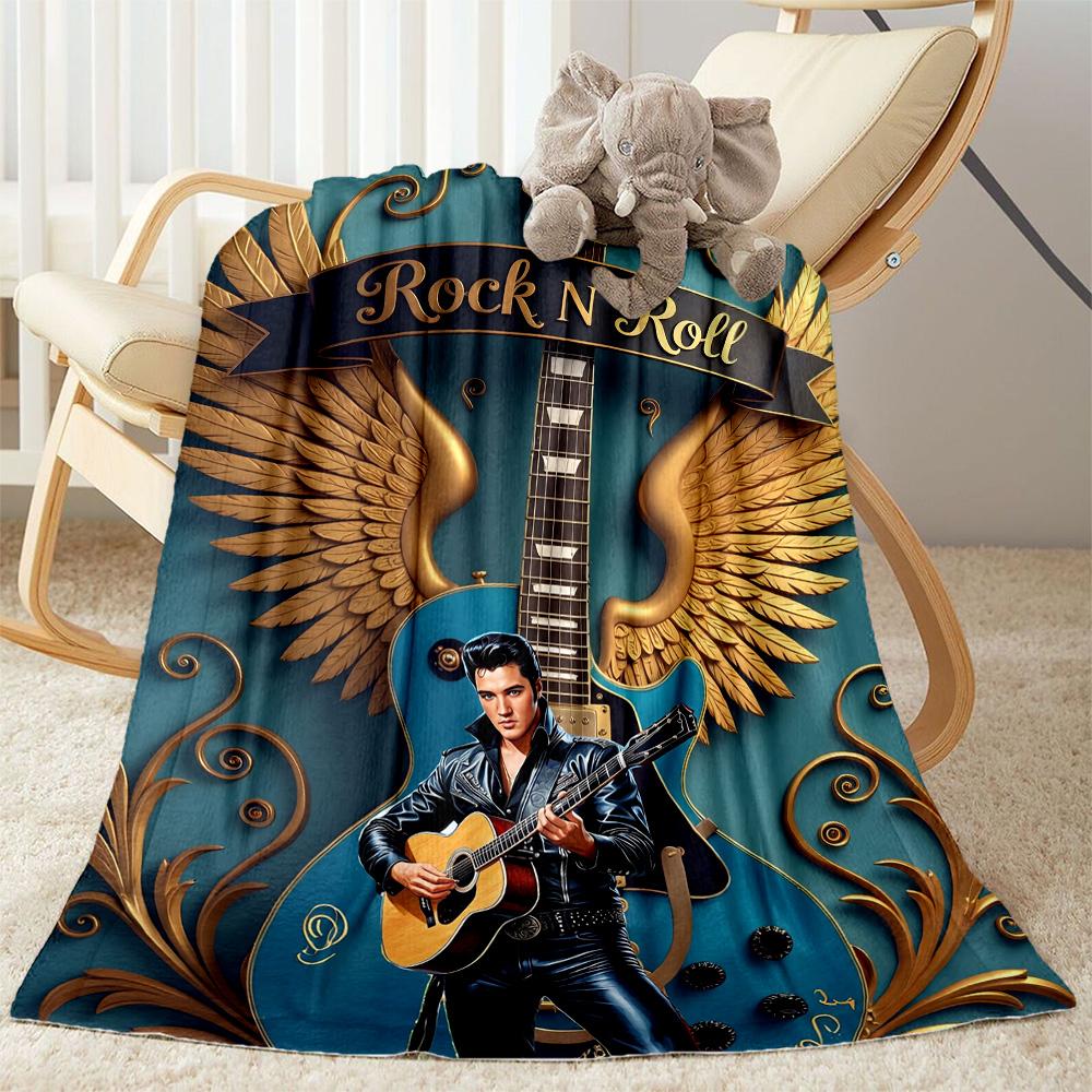 Space Rock Legend Blanket Warmthful Decor Perfect for Office Livingroom Seaside for All Seasons Modern Style Gift for Travel Home Birthdays