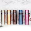 Engraving of Vacuum Stainless Steel Thermos Cup Lettering of Large-capacity Bullet Thermos Cup