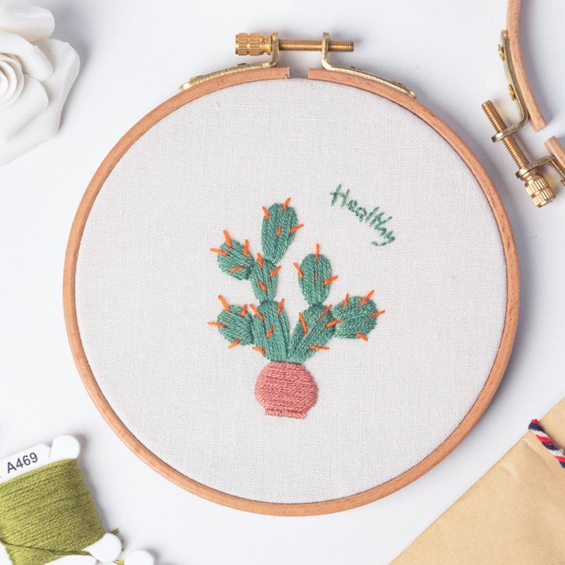 Beginner's DIY Embroidery Kit: Handmade Simple Designs & Gifts
