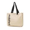 Milkfed Tote Cut Out Logo Piping Black Bag, Tote,