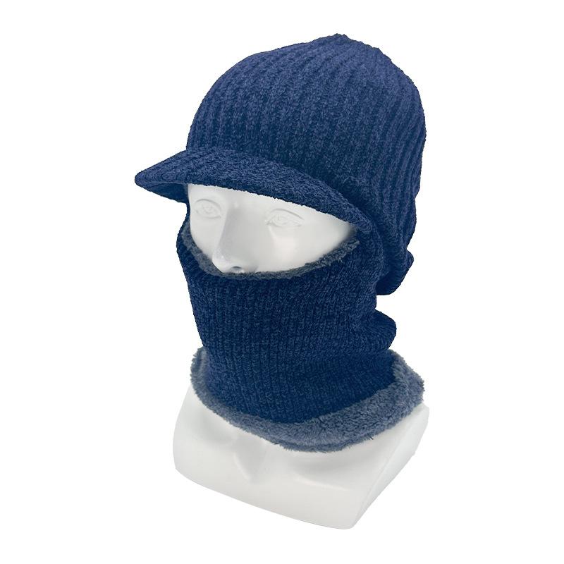 Wool Hat for Men and Women, Winter Pullover Hat, Warm Mask, Cycling, Wind-proof, Northeast Hat, Scarf, Scarf and Neck Integrated Hat