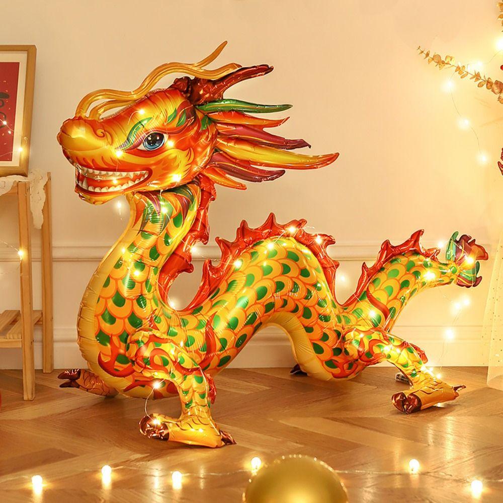 Chinese Style Chinese New Year Balloon Decorative Maroon Blessing Bag Balloons  Spring Festival