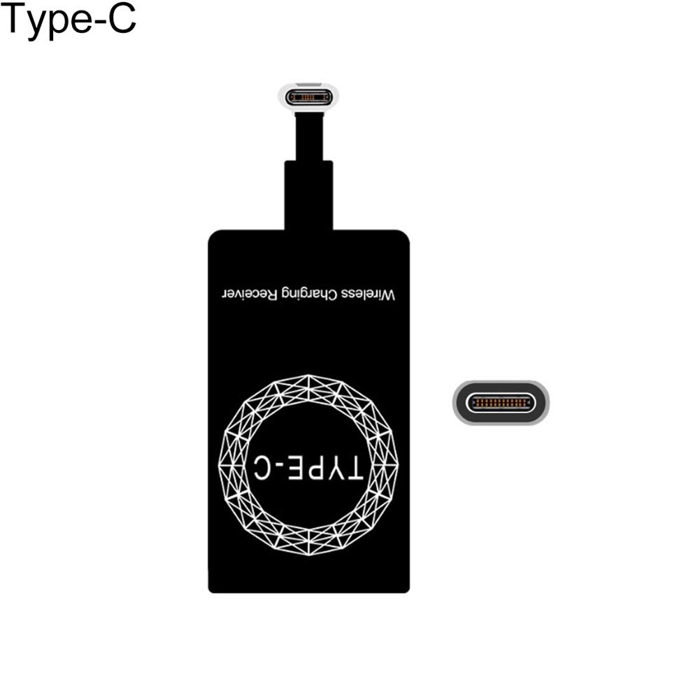 Модные телефоны, товары, липкий портативный USB-приемник с беспроводной зарядкой Qi Type-C для Android