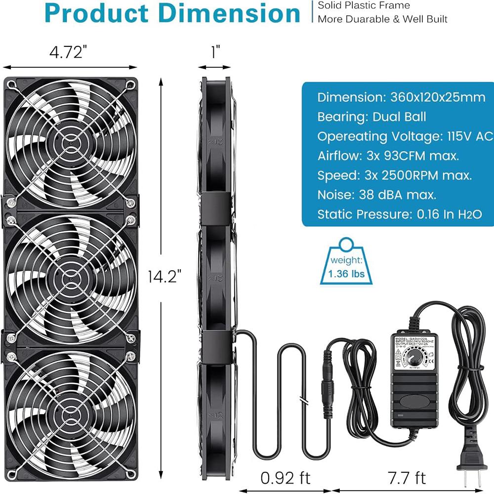 3000 об/мин вентилятор охлаждения с контроллером 120 мм 12 см 12 В 220 В Btc корпус машины рабочая станция шкаф радиатор серверный вентилятор для графического процессора VGA