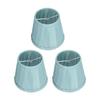 3PCS Cloth Lampshade E14 Clip On Fabric Lamp Cover for Chandelier Wall Lamp Office Home Decor