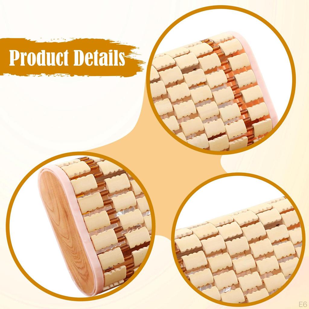 Bamboo Headrest Pillow Sauna Neck Rest for Adults Chinese SPA Comfortable Backrest and