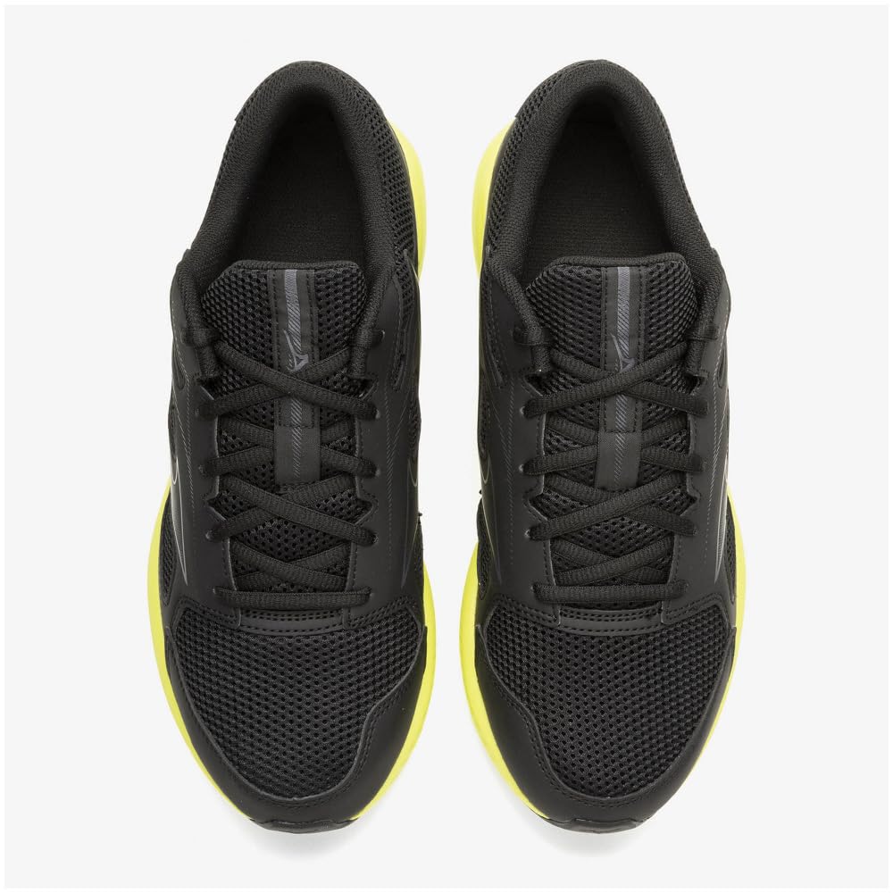 Mizuno Кроссовки Maximizer 26 для бега Поездки на работу или учебу Кроссовки для пробежек Спортивные упражнения Черный x Угольный x Лайм 25.5 см 3E