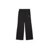 Color Block Design High Waist Sports Relaxed Pants Women Bottoms Black 628059-51