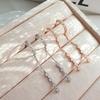 Женские Серьги Серебряные Розовое Золото Романтические