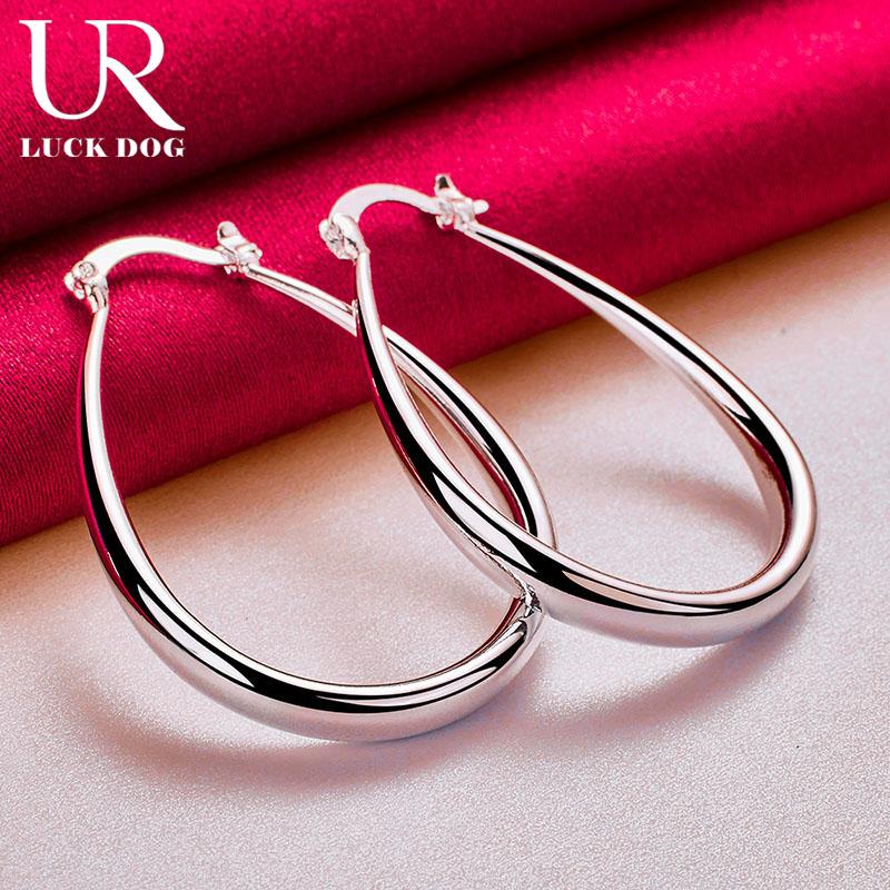 U-образные серьги для пирсинга из стерлингового серебра 925 пробы. Модные свадебные украшения.