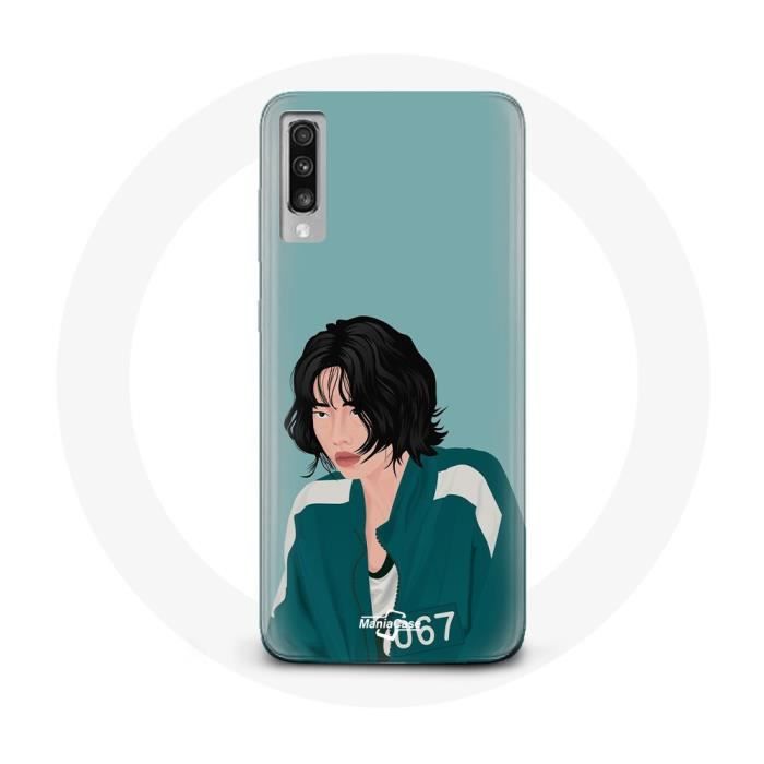 Case for Samsung Galaxy A50 Squid Game Kang Sae Byeok Face